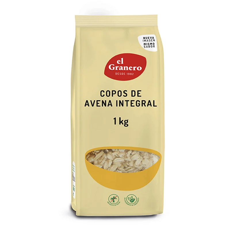 Copos de Avena Integral 1 kg - El Granero