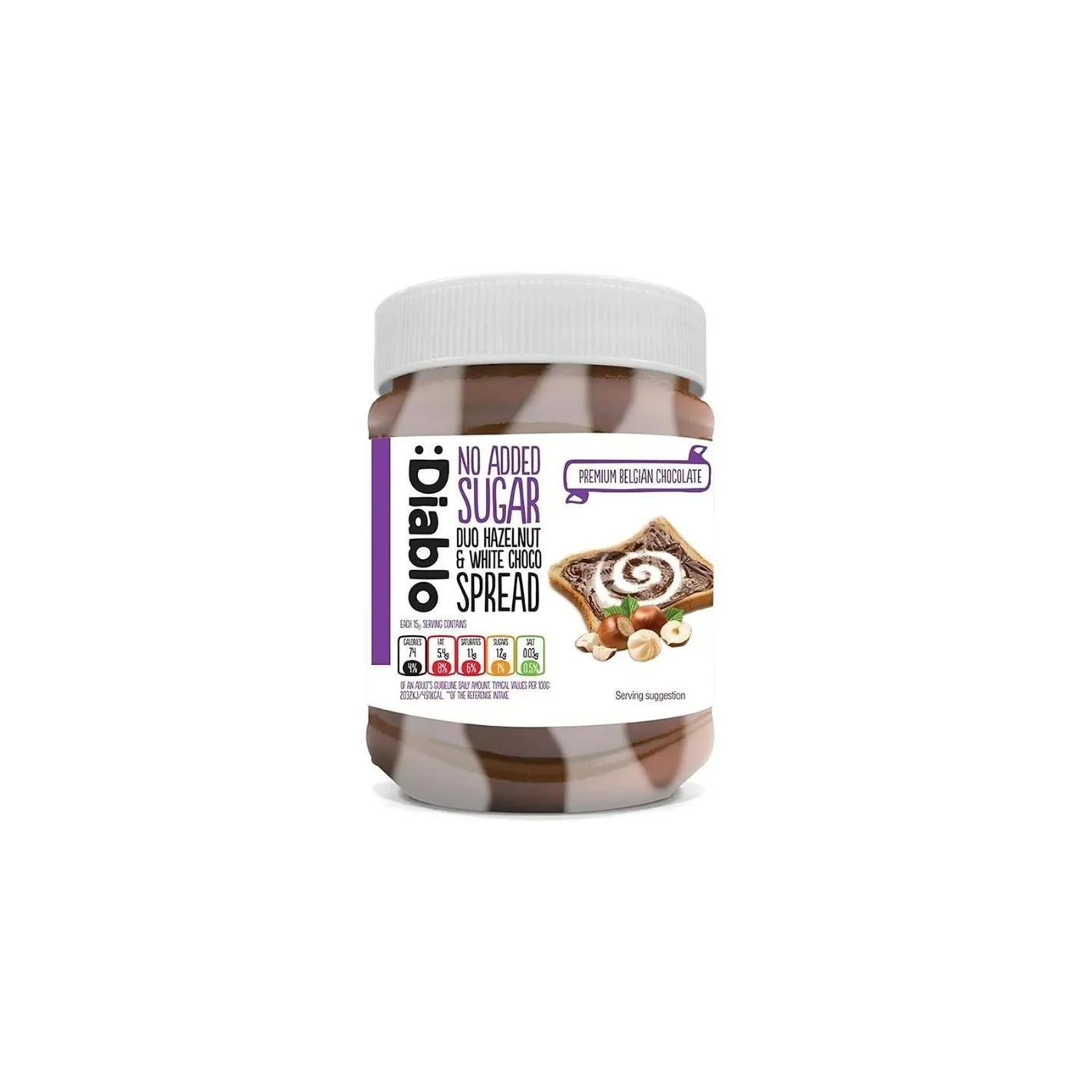 :Diablo - Crema de Avellanas y Chocolate Blanco