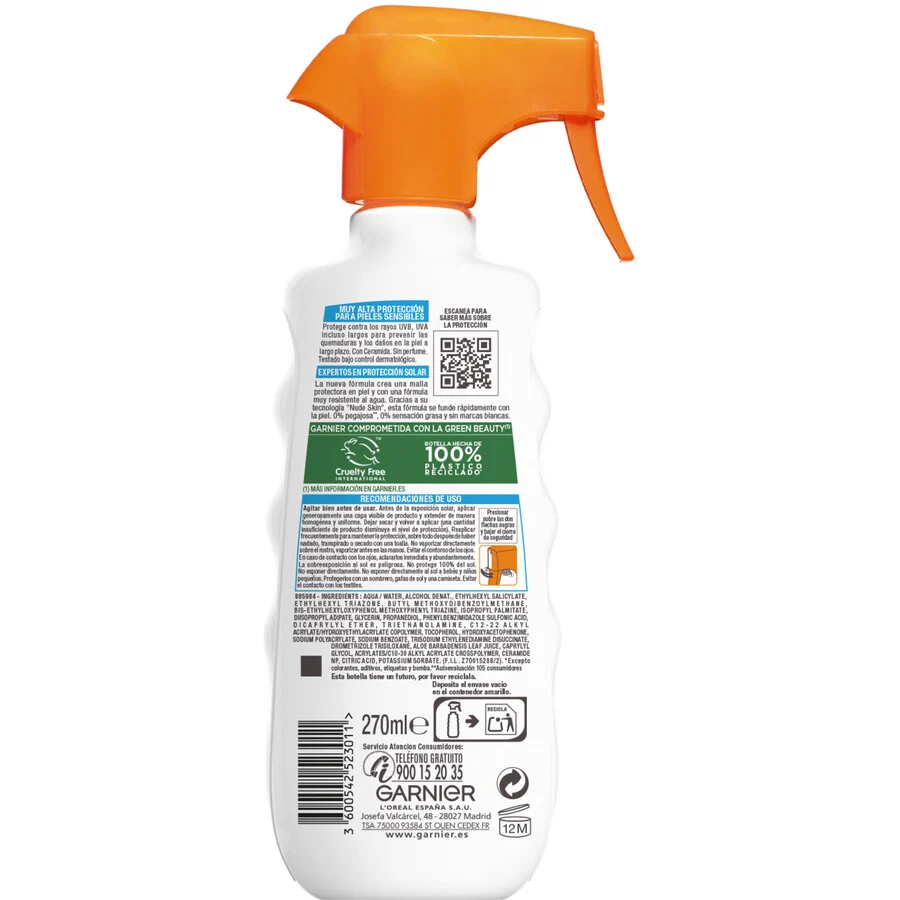 Crema solar pistola Delial 270 ml FPS50