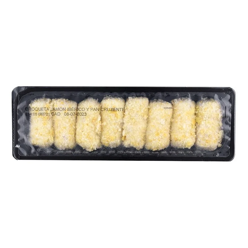 Croquetas de jamón ibérico y pan crujiente 8 ud 240 g