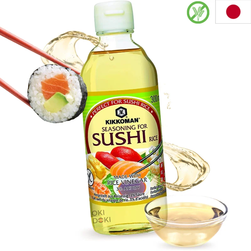 Kikkoman Vinegar Prepared for Sushi Rice (Gluten Free) 300ml