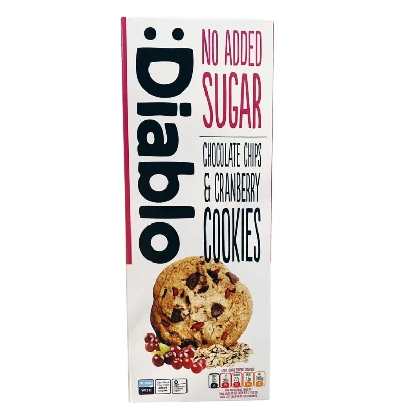 :Diablo - Cookies con Pepitas de Chocolate y Arándanos Rojos
