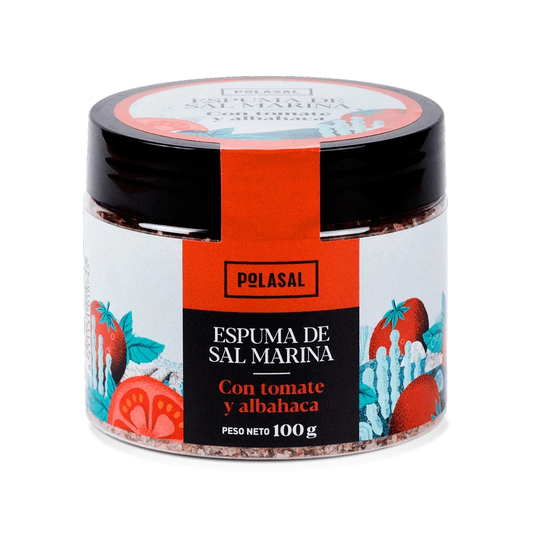 Espuma de sal con tomate y albahaca 100 gr. Bras del Port. 3 uds.