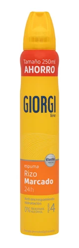 Espuma fijadora de cabelloGiorgi 200ml rizos mArcados