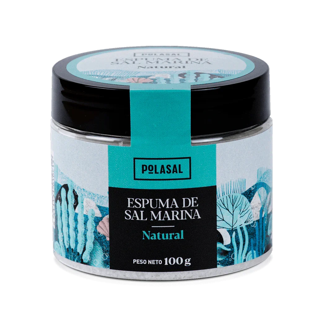 Espuma de sal marina natural 100 gr. Bras del Port. Caja 3 uds.