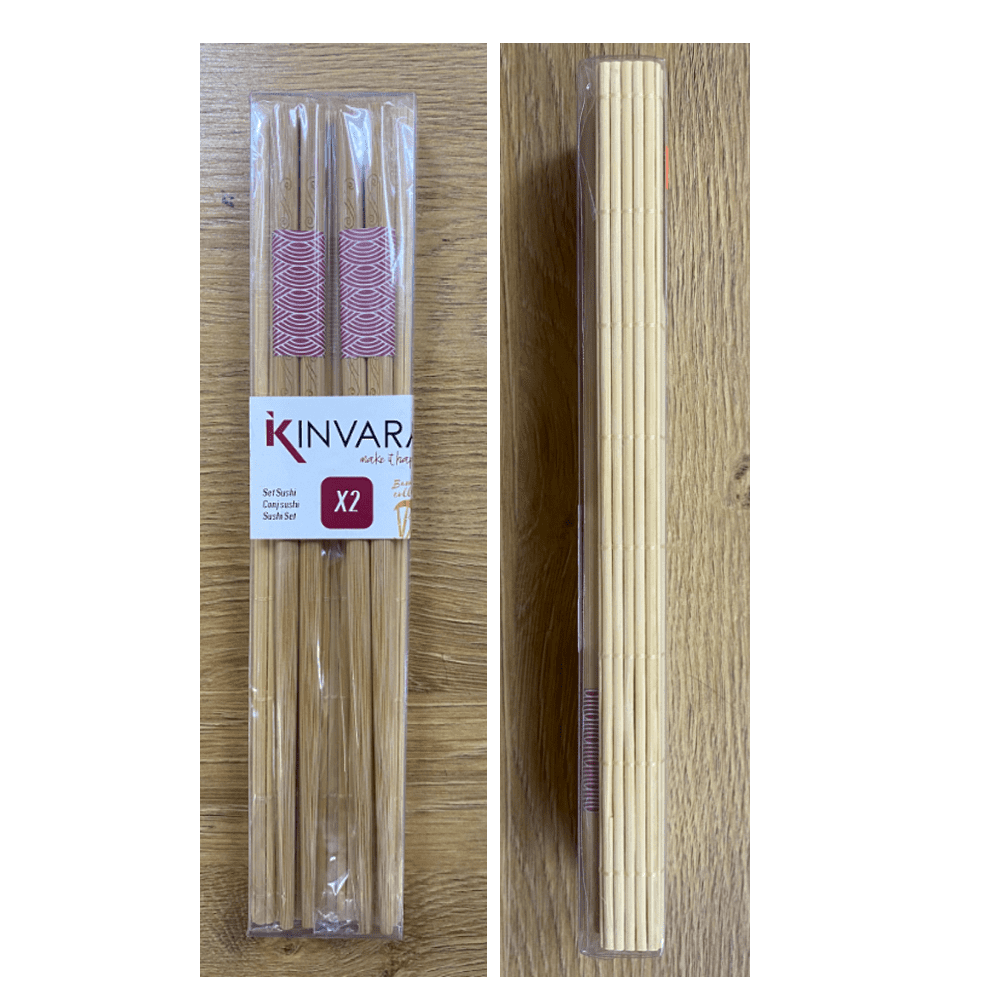 Esterilla para Sushi + Palillos x 2