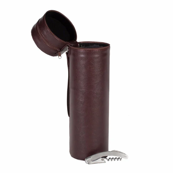 Estuche de vino con accesorio