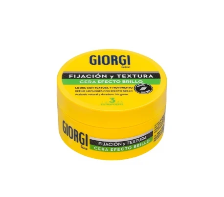 FIJADOR CERA EFECTO BRILLO GIORGI 75 ML.
