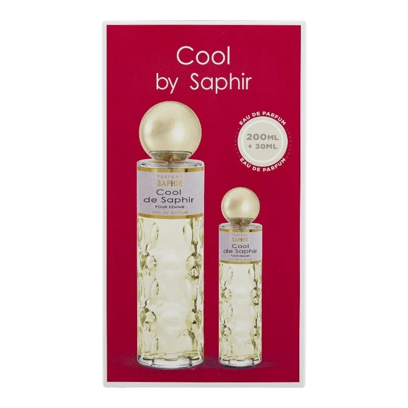Fragancia para mujer Saphir Cool 200 + 30 ml