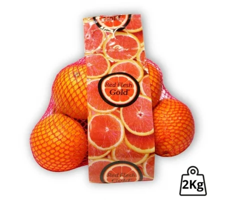 FRUTERIA ENVASADA NARANJA ROJA CARA CARA CAT,AM FRESH 2.000 GR.