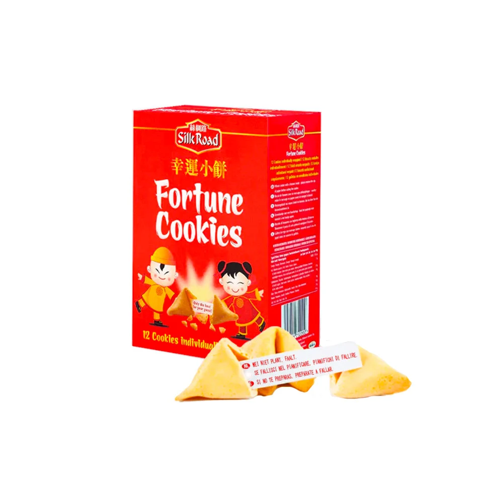 Galleta de la Fortuna con Mensajes en 6 Idioma 12u Silk Road