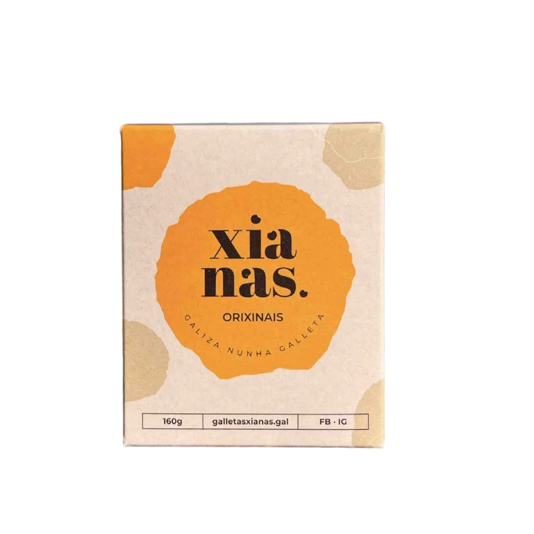Galletas originales de Xianas, caja de 160 g