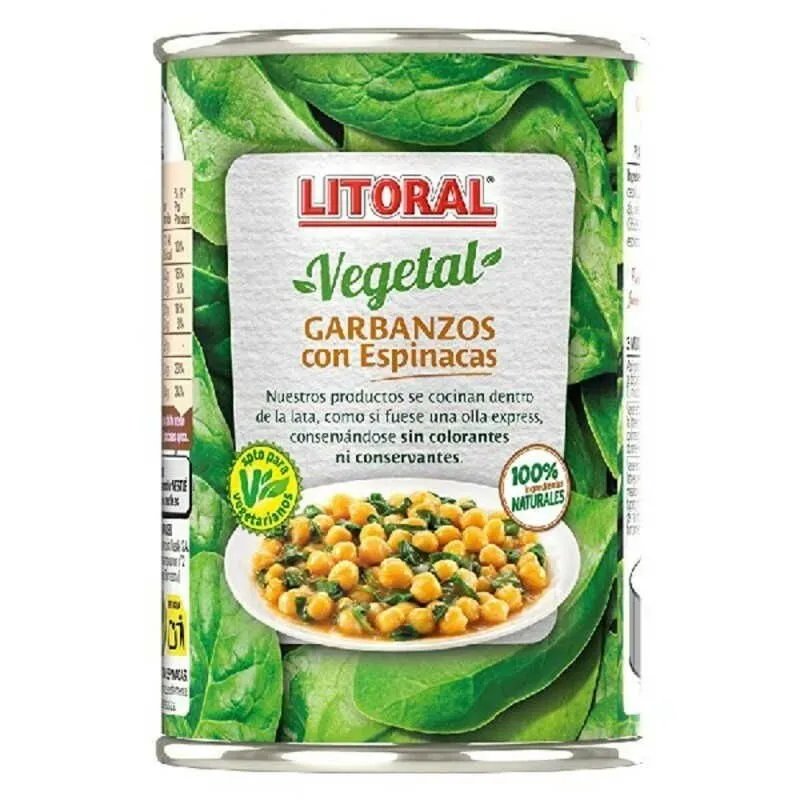 Garbanzos con Espinacas Litoral