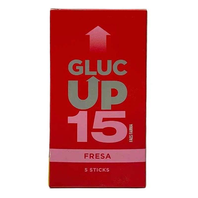 Gluc Up 15 - Fresa ( 5 sobres)
