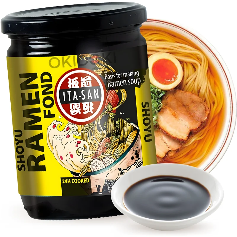 Ita-san Concentrated Broth for Ramen Shoyu Flavor 440ml