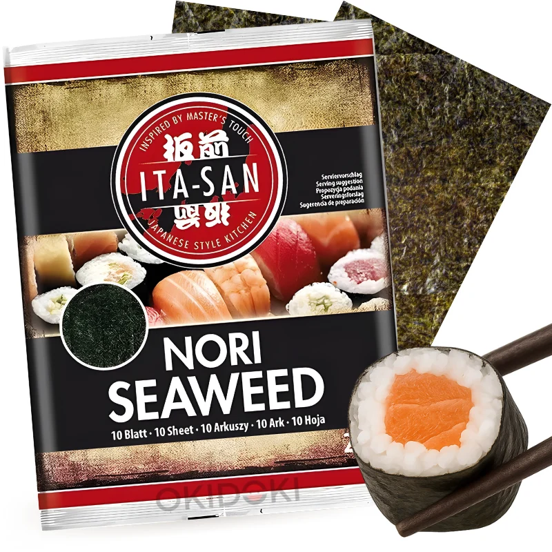 Ita-san Toasted Nori Seaweed for Sushi / Gimbap (10 Sheets) 28g