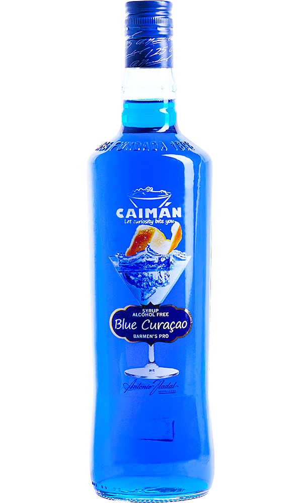 Jarabe Caimán Blue Curaçao sin Alcohol 1l.