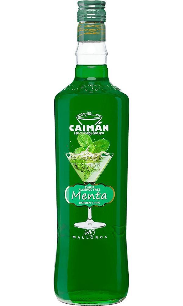 Jarabe Caimán Menta sin Alcohol 1l.