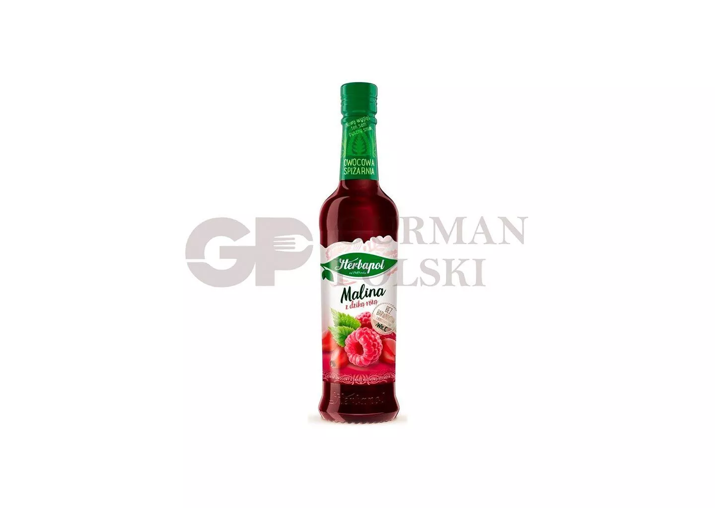 Jarabe de frambuesa con jabali 420 ml HERBAPOL