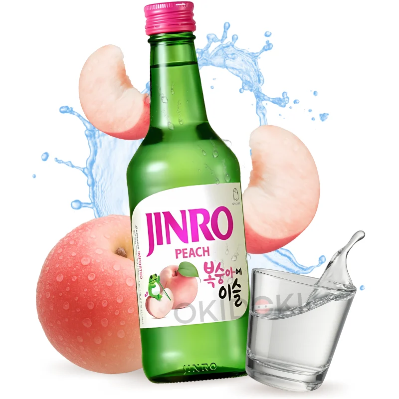 Jinro Soju Peach Alc. 13% 360ml