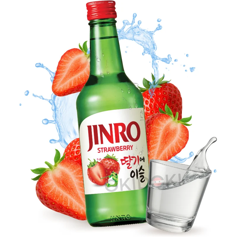 Jinro Soju Strawberry Strawberry Alc. 13% 360ml