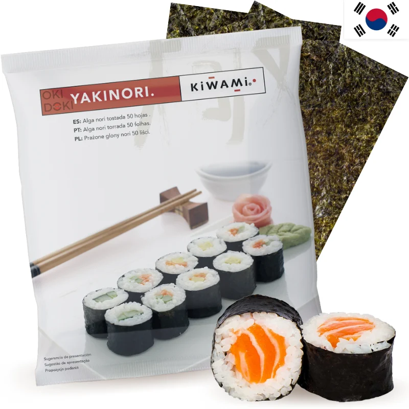Kiwami Yakinori Seaweed for Sushi 50 Sheets