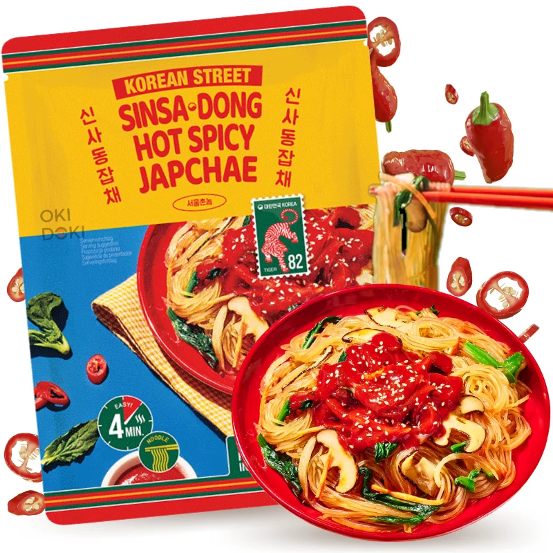 Korean Street Sinsa-Dong Japchae Noodles with Spicy Sauce (4 Min.) 103g