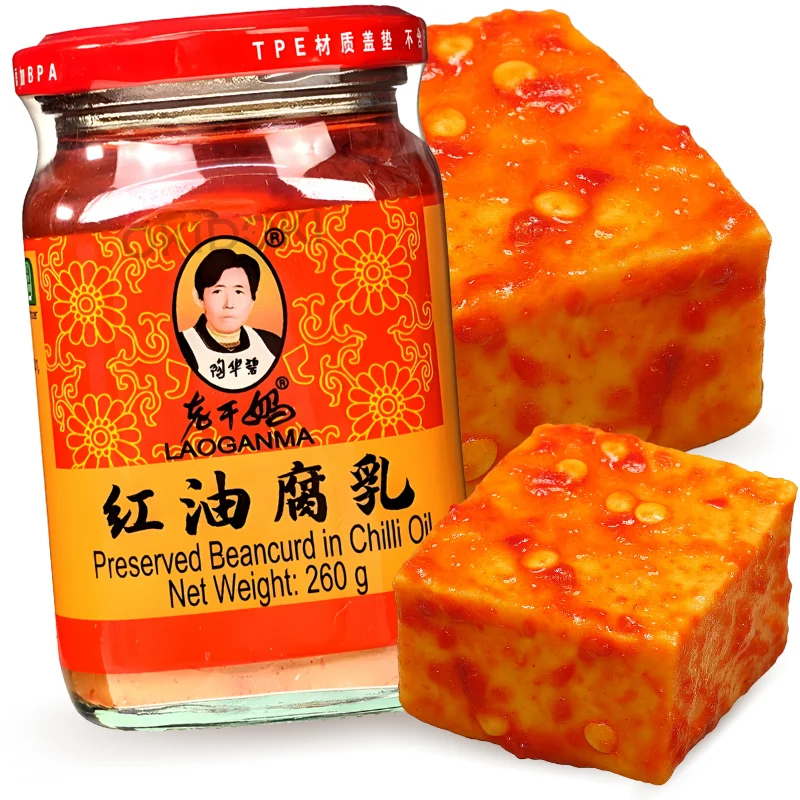 LaoGanMa Chili Oil with Soy Curd (Tofu) 260g