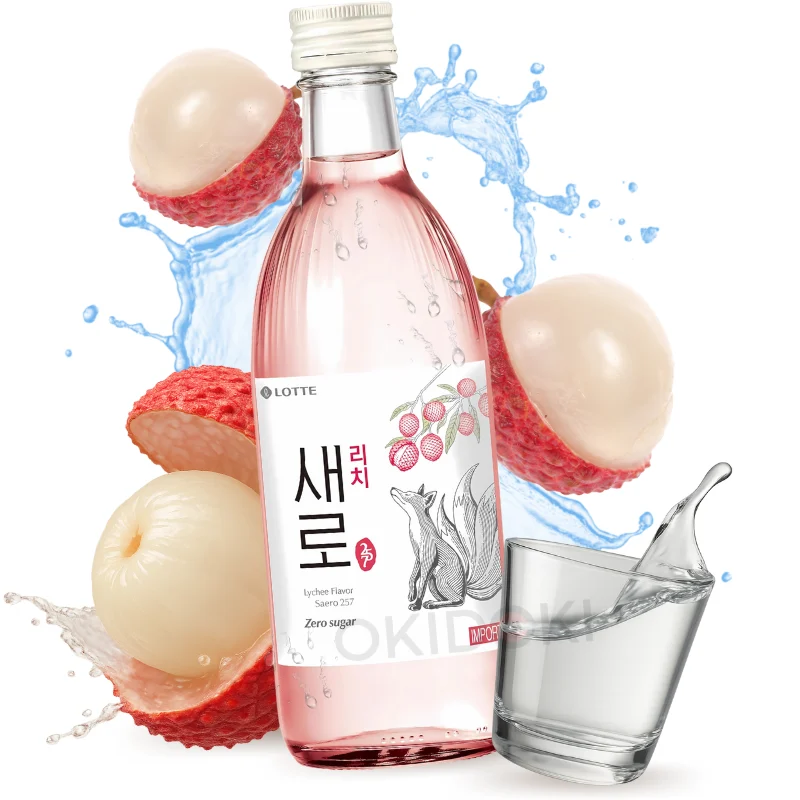 Lotte Chum Churum Soju Lychee Flavor Alc. 12% (Sugar Free) 360ml