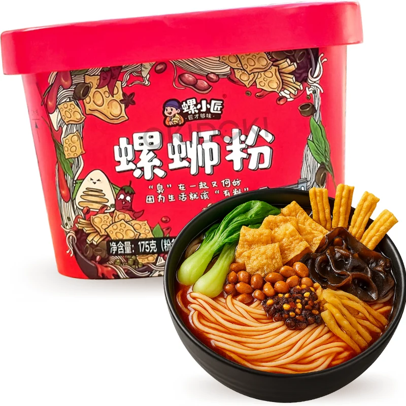 LXJ Bowl Luosifen Noodles with Vinegar and Chili 175g