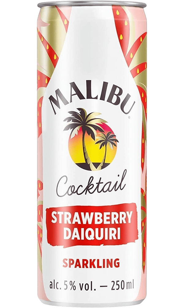 Malibu Strawberry Daiquiri Lata 25cl. C-12