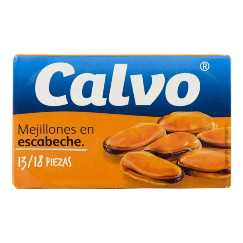 Mejillones en escabeche Calvo lata 115 g