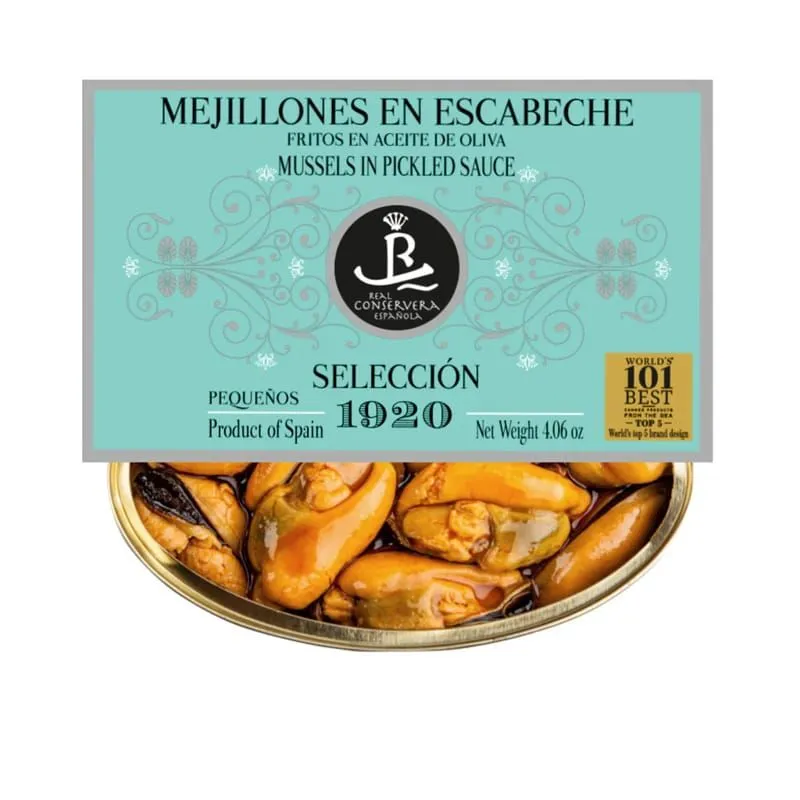 Mejillones en Escabeche de las Rías Gallegas