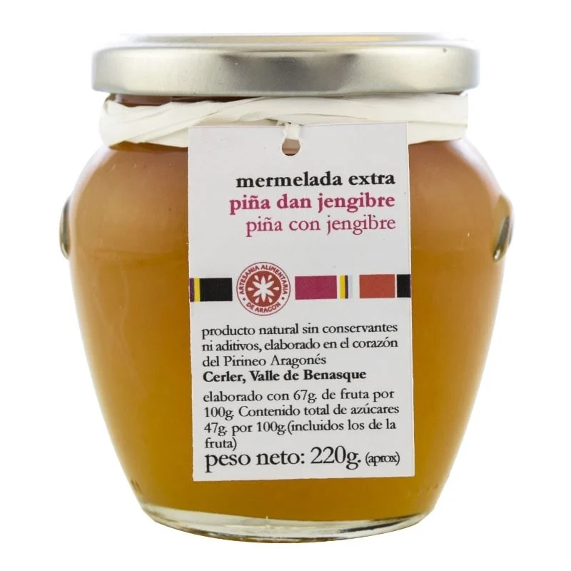 Mermelada de piña con jengibre La Cullera 220 g