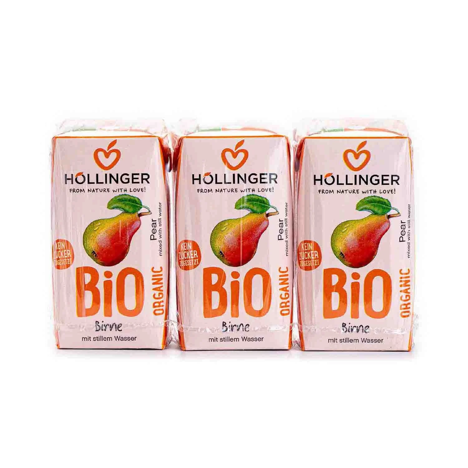 Minibrick Zumo Pera (3x200ml) Hollinger | Herbolario Navarro