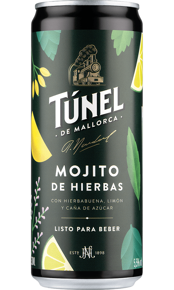 Mojito Hierbas Túnel Lata 33cl. 24 Unidades