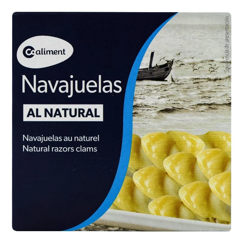 Navajuelas al natural Coaliment lata 111 g