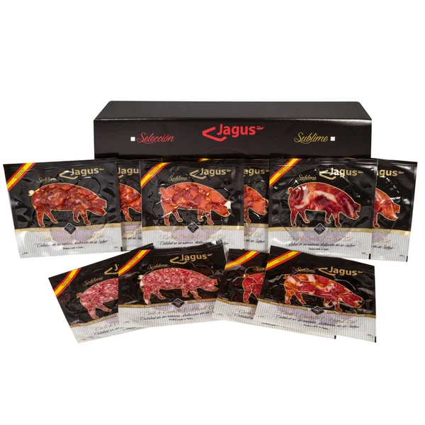 Pack loncheados ibéricos de bellota "SUBLIME". 10 sobres 90g