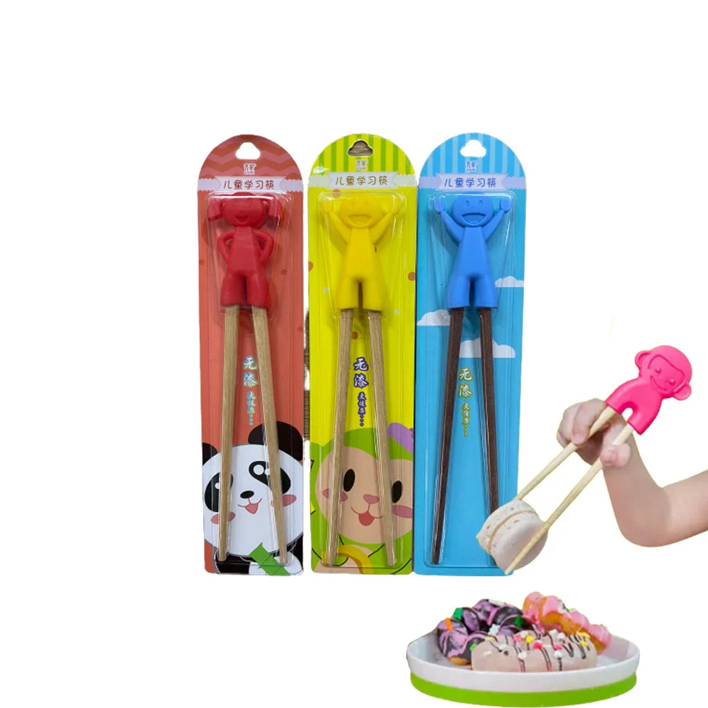 Palillos de Bambú chinos de entrenamiento para niños 1par.