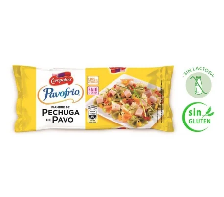 PECHUGA PAVO MINI CAMPOFRIO 380 GR.LONCHAS