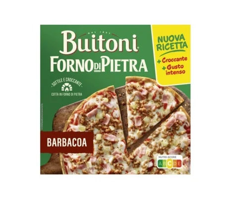 PIZZA FORNO PIETRA BARBACOA BUITONI 330 GR.
