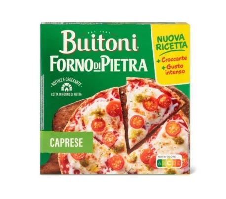 PIZZA FORNO PIETRA PROSCIUTTO E FORMAGGIO BUITONI 350 GR.