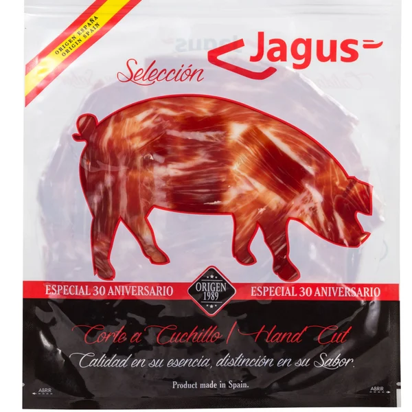 Plato de Jamón Cebo de campo 100% ibérico loncheado Selección Jagus