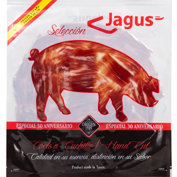 Plato de Paleta de Cebo Campo ibérica 50% raza ibérica loncheada Selección Jagus