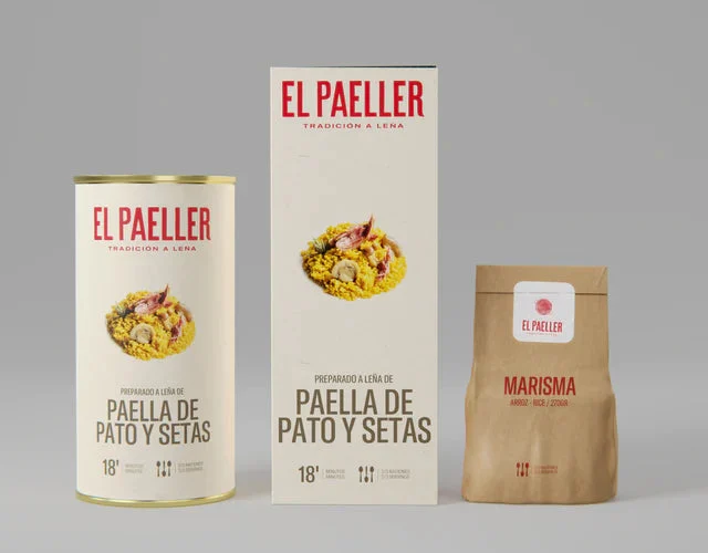 Preparado Paella de Pato y Setas - Carne, setas, arroz y caldo El Paeller