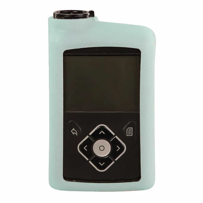 Pumpskynz - Funda con Brillo Azul (Medtronic 640G/670G/780G)
