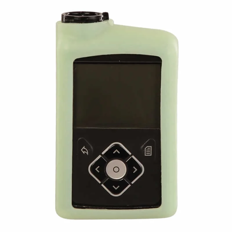 Pumpskynz - Funda con Brillo Verde (Medtronic 640G/670G/780G)
