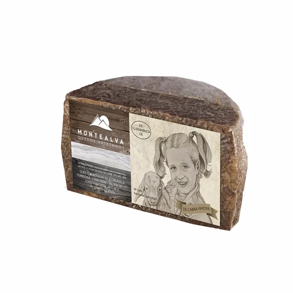 Queso curado de cabra Montealva al romero 0,8 kg. Aprox.