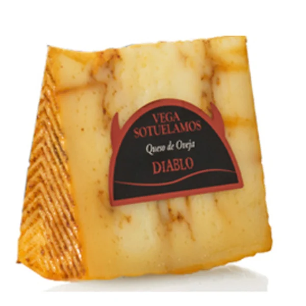 Queso de oveja curado diablo VEGA SOTUELAMOS Cuña 200g