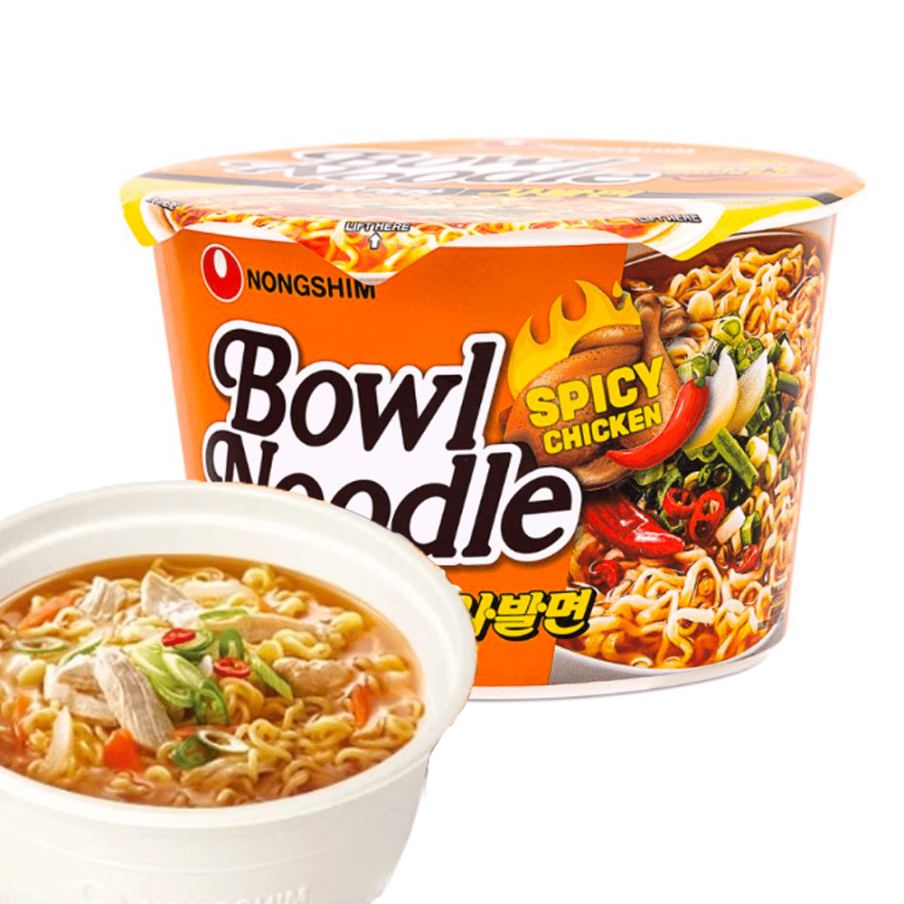 Ramen Sabor a Pollo Picante Bowl Noodle Cup 100g Nongshim